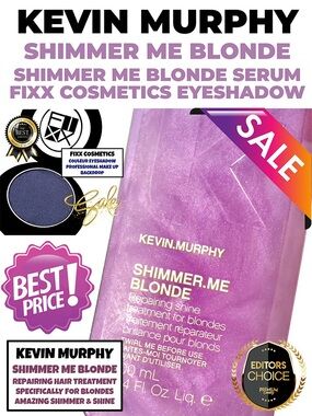 BRAND NEW!! KEVIN MURPHY Shimmer Me Blonde Repairing Mist & FIXX Eyeshadow